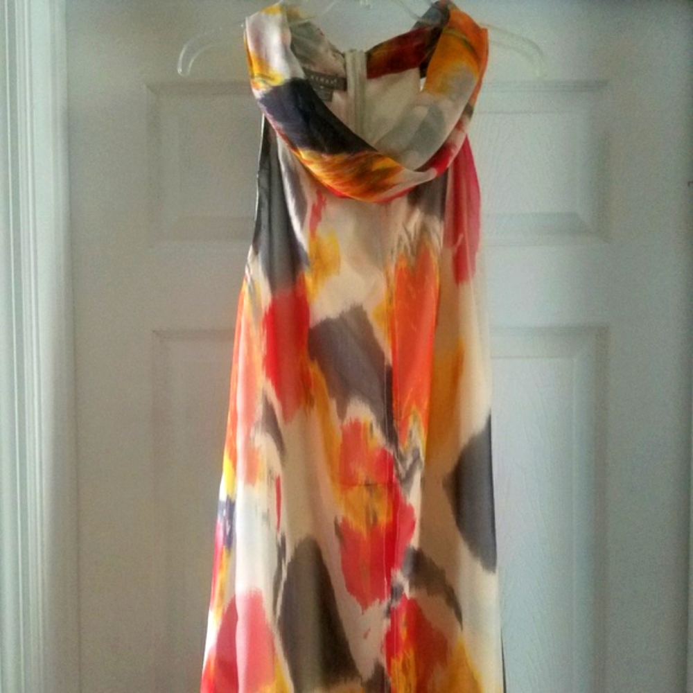 Kenar silk mini dress